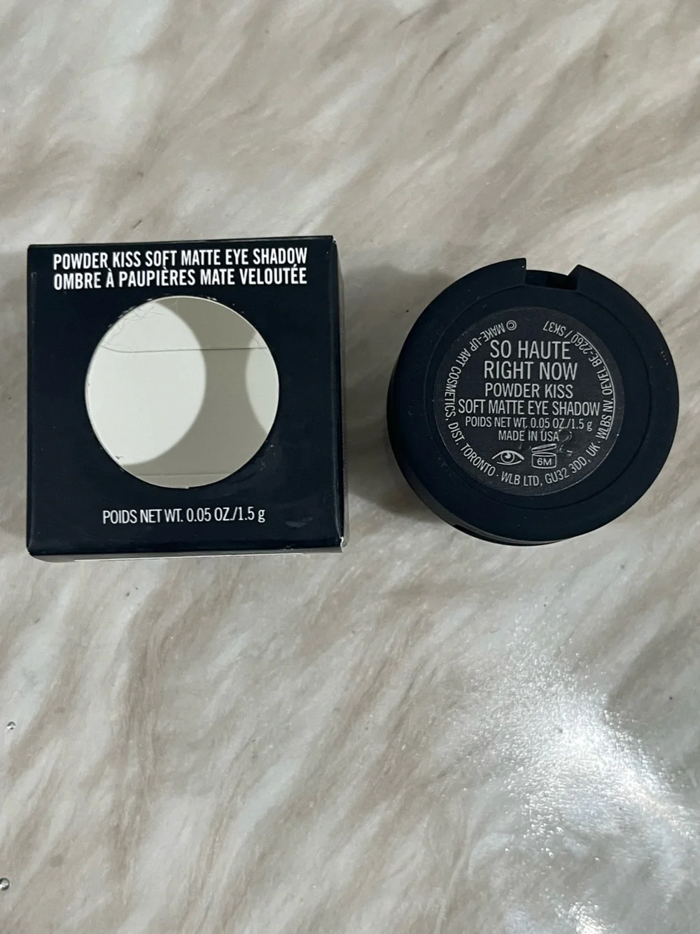 NEW MAC Cosmetics So Haute Right Now Powder Kiss Soft Matte Pigmented Eyeshadow